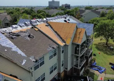 Commercial roofing project